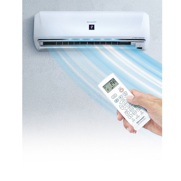 Sharp AC J-Tech Plasmacluster Wall Mounted Split 1 PK - AH-XP10UHY